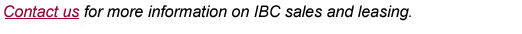 ibc sales and leasing